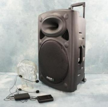 IBIZA SOUND PORT12VHF-BT MOBILE SPEAKER MET 2 DRAADLOZE HEAD beschikbaar voor biedingen