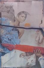 POL MARA / NAAKTE BALLETDANSERES / KLEURLITHO / 90x63cm, Antiek en Kunst, Kunst | Litho's en Zeefdrukken, Ophalen of Verzenden