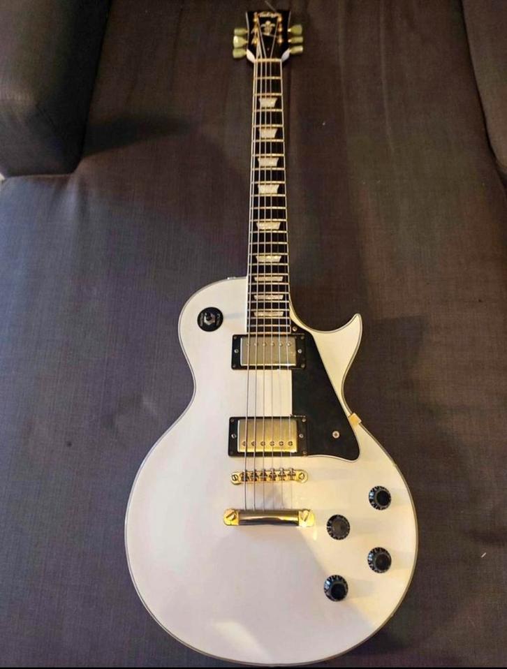 Vintage V100 Arctic White, Musique & Instruments, Instruments à corde | Guitares | Électriques, Autres marques, Enlèvement