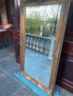 Grote antieke spiegel nog met gips geweldige staat facet, Ophalen, Rechthoekig, 50 tot 100 cm, 100 tot 150 cm