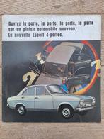 FORD ESCORT MK 1 1969 BROCHURE 16 PAGES TEXTE Français, Enlèvement, Utilisé, Ford