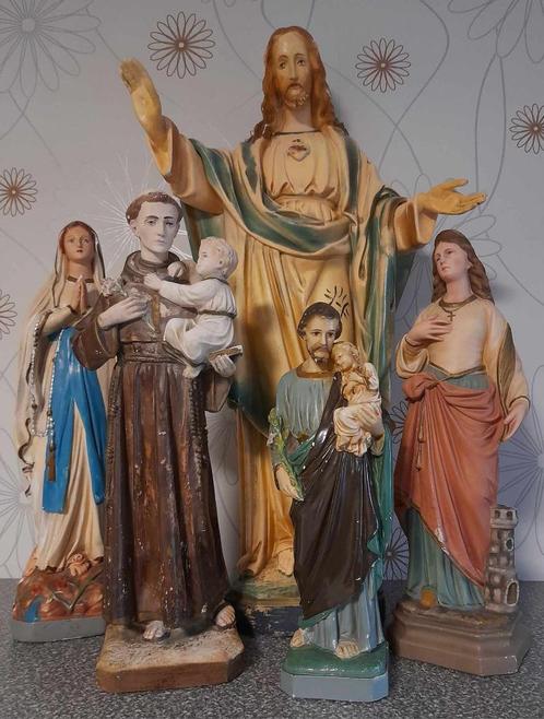 Religeuze beelden, Antiek en Kunst, Antiek | Religieuze voorwerpen, Ophalen of Verzenden