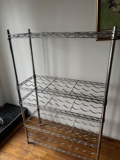 Wijnrekken, Huis en Inrichting, Woonaccessoires | Wijnrekken, Zo goed als nieuw, 50 tot 75 cm, Metaal, 25 flessen of meer, Ophalen