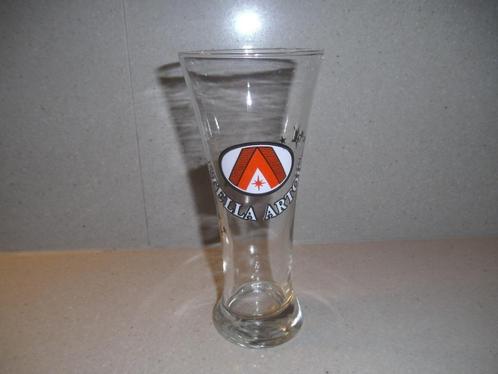 Stella Artois oud bierglas fluitglas 18,2 cm hoog zeldzaam, Verzamelen, Biermerken, Nieuw, Glas of Glazen, Stella Artois, Verzenden