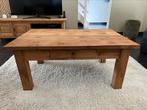 Salontafel teak met schuif, Huis en Inrichting, Tafels | Salontafels, Ophalen, Zo goed als nieuw