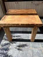 Oude landelijke tafel, Huis en Inrichting, Tafels | Eettafels, Ophalen, Gebruikt, 50 tot 100 cm, Vierkant