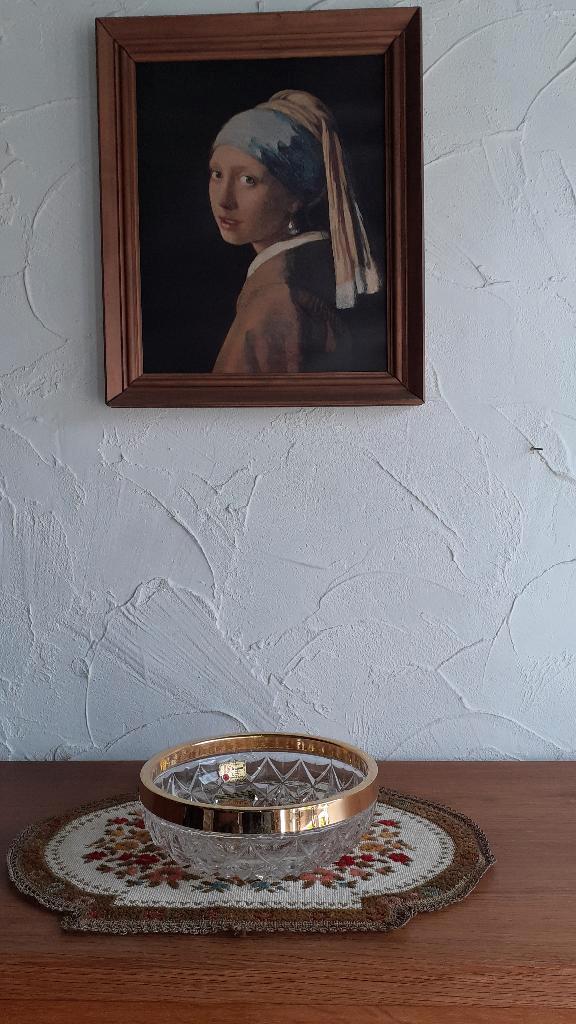 Coupe à fruit en Crystal Val St Lambert, Antiek en Kunst, Antiek | Glaswerk en Kristal, Ophalen of Verzenden