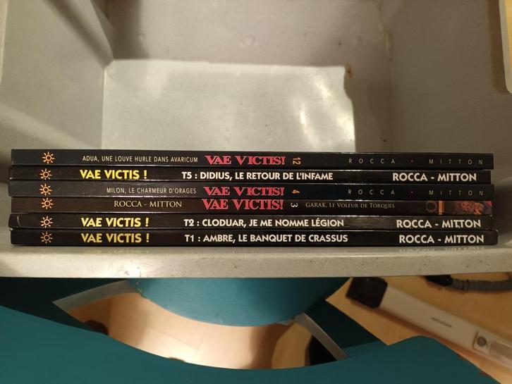 Lot BD série Vae Victis 5 premiers albums, Boeken, Stripverhalen, Gelezen, Meerdere stripboeken, Ophalen of Verzenden