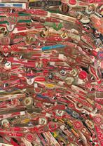 lot van 1000 stuks oude sigarenbandjes ,, Verzenden, Gebruikt, Sigarenbandjes