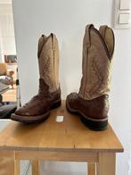 Bottes marron-beige Western cuir Autruche 6, Autre, Autres couleurs, Comme neuf, Bottes hautes