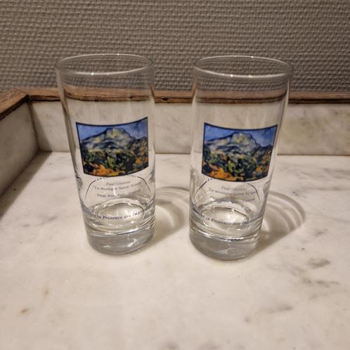 Deux verres Ricard, Verzamelen, Glas en Drinkglazen, Gebruikt, Overige typen, Ophalen of Verzenden