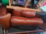 lederen salon, Huis en Inrichting, Zetels | Zetels, Ophalen, Zo goed als nieuw