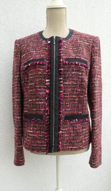 Superbe veste neuve Madeleine avec détails en cuir Taille 42