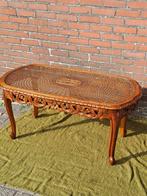 Vintage salontafel met koperen kapstok, Cd's en Dvd's, Vinyl | Wereldmuziek, Ophalen, Zo goed als nieuw