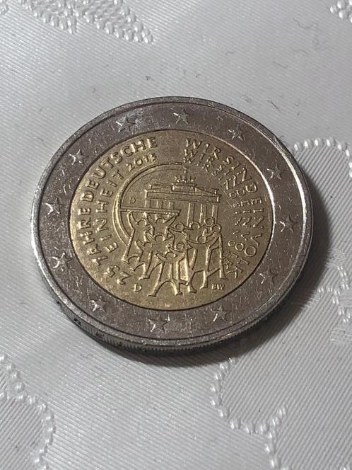 Gebruikte herdenkingsmunt Duitsland D van 2 euro 2015., Postzegels en Munten, Munten | Europa | Euromunten, Losse munt, 2 euro