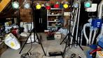 8 spots op statief + lichtmodulator JB systems LM400, Ophalen, Gebruikt, Licht, Kleur