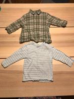 1 T-shirt et 1 chemise 18 mois, Kinderen en Baby's, Babykleding | Maat 86, Overhemdje of Bloesje, Gebruikt, Jongetje, Ophalen