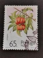 Madeira 1991 - subtropisch fruit - flora - Surinaamse kers, Ophalen of Verzenden, Portugal, Gestempeld