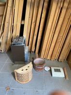 sauna doe het zelver diy 400v saunakachel, Sports & Fitness, Sauna, Enlèvement, Utilisé, Finlandais ou Traditionnel, Sauna complet