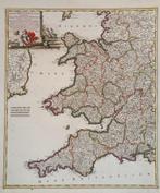 Geografische Kaart West-Engeland - Frederick De Witt, Boeken, Atlassen en Landkaarten, Gelezen, Voor 1800, Ophalen of Verzenden