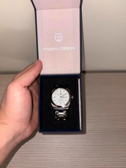 Pagani Watch Grey, Handtassen en Accessoires, Horloges | Heren, Zo goed als nieuw, Polshorloge, Overige merken, Staal, Staal, Ophalen of Verzenden