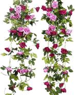 dubbelkleurige kunstrozenslinger | GRATIS LEVERING, Binnen, JUSTOYOU, -, Verzenden