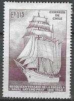 Chili 1972 - Yvert 387 - Zeevaartschool Arturo Prat (PF), Timbres & Monnaies, Timbres | Amérique, Envoi, Non oblitéré
