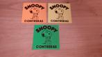 Lot  3 Spaanse stickers Stripfiguur Snoopy Peanuts, Ophalen of Verzenden, Zo goed als nieuw, Strip of Tekenfilm