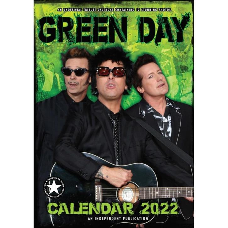 Kalender Green Day 2022, Diversen, Kalenders, Nieuw, Jaarkalender, Ophalen of Verzenden