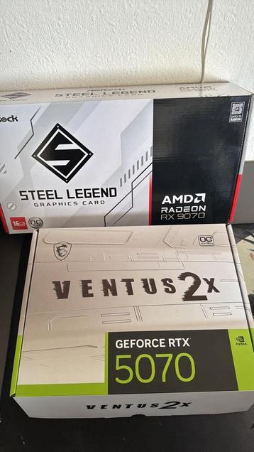 RTX 5070 WHITE ventus grafische kaart Nieuw!! beschikbaar voor biedingen