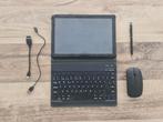 Tablet met hoesje, toetsenbord, muis en pen, Computers en Software, Ophalen of Verzenden, Zo goed als nieuw