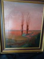 BELLE ANCIENNE PEINTURE SUR TOILE, Enlèvement ou Envoi