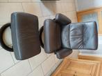 relax zetel, Huis en Inrichting, Fauteuils, Ophalen, 50 tot 75 cm, Leer, 75 tot 100 cm