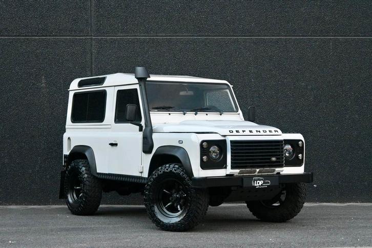 Land Rover Defender 90 2.4 Td4 Lichte vracht, Auto's, Land Rover, Bedrijf, Te koop, LED verlichting, Defender, Diesel, Ophalen