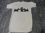 wit kindershirt met hondjes - T-shirt -- kinderkleding, Shirt, Jongen of Meisje, Gebruikt, Ophalen of Verzenden