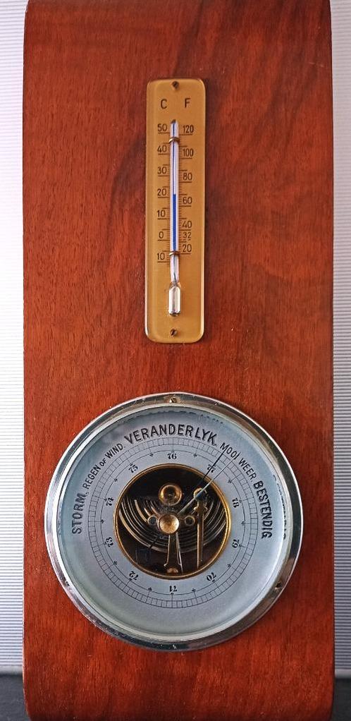 OUDE BAROMETER UIT MIJN VERZAMELING., TV, Hi-fi & Vidéo, Stations météorologiques & Baromètres, Comme neuf, Baromètre, Enlèvement ou Envoi