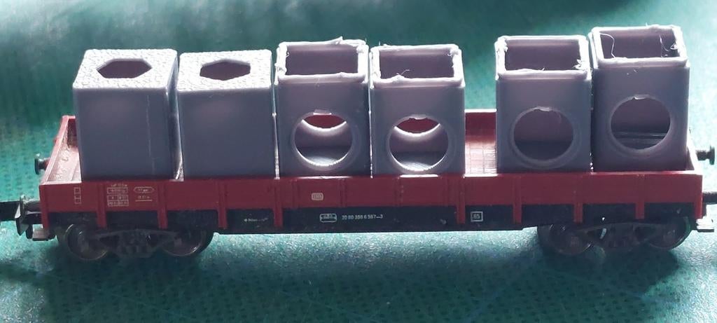 PUITS D'ÉGOUT NLK 0225 COMME CARGAISON OU PAYSAGE 1/160, Hobby & Loisirs créatifs, Trains miniatures | Échelle N, Neuf, Autres marques