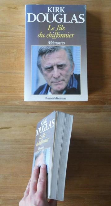 Kirk Douglas , le fil du chiffonier (mémoires) disponible aux enchères