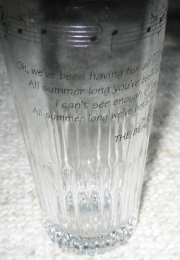 Pils glas " The beach boys " verzamelen beschikbaar voor biedingen