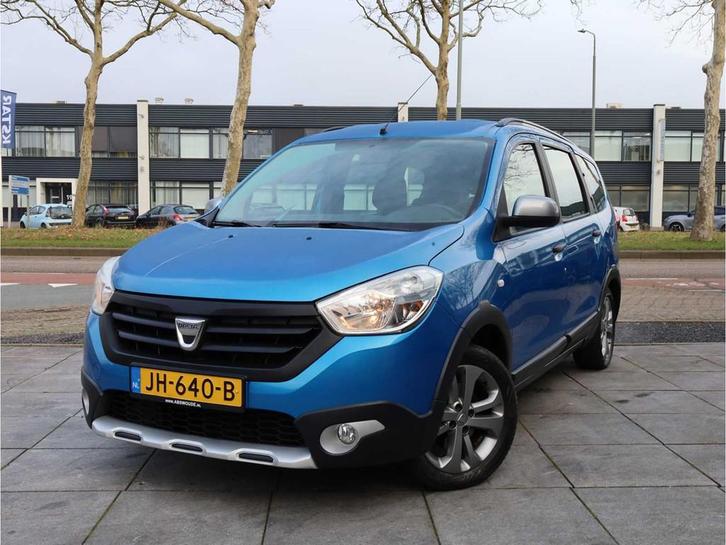 Dacia Lodgy 1.2 TCe Stepway 7-Persoons 2016, JH-640-B, Auto's, Dacia, Bedrijf, Lodgy, Overige brandstoffen, Euro 6, Break, Handgeschakeld