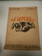 1930 Cahiers de Belgique N1, Livres, Utilisé, Enlèvement ou Envoi, Peinture et dessin