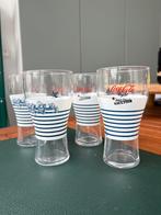 4 Coca-Cola light glazen - Jean-Paul Gaultier, Verzamelen, Ophalen of Verzenden, Nieuw, Frisdrankglas