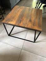Salontafel, Huis en Inrichting, Ophalen, 50 tot 100 cm, Mango houten salon tafel, Vierkant