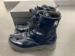 Blauwe laklederen boots / laarzen Tommy Hilfiger - maat 33, Meisje, Laarzen, Tommy Hilfinger, Gebruikt