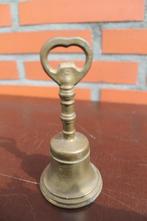 Tafelbel Messing mooie staat, werkend, Oude koperen tafelbel, Ophalen of Verzenden, Koper