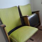 2 antieke cinemastoelen, Ophalen, Gebruikt