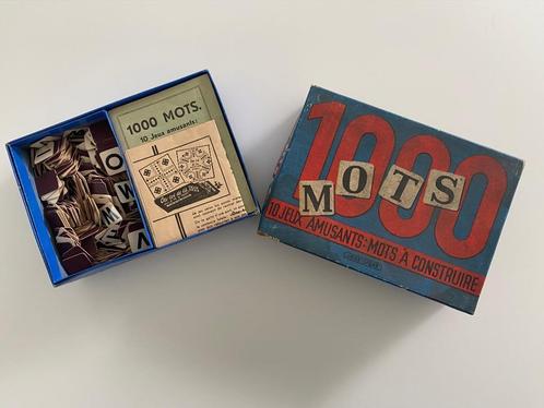 Vintage Bordspel 1000 Mots 10 Leuke Spelletjes Jeux Spear, Antiek en Kunst, Antiek | Speelgoed, Ophalen of Verzenden