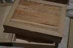 Massief Houten opbergdoos / cadeaukistjes 50st., Ophalen, Minder dan 50 cm, Nieuw, Minder dan 50 cm