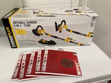 LANGNEKSCHUURMACHINE  POWER PLUS met extra schuurbladen, Doe-het-zelf en Bouw, Ophalen, Zo goed als nieuw, 600 tot 1200 watt, Overige typen