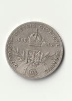 1 Corona 1908 Argent Autriche, Timbres & Monnaies, Monnaies | Europe | Monnaies non-euro, Autriche, Enlèvement ou Envoi, Monnaie en vrac